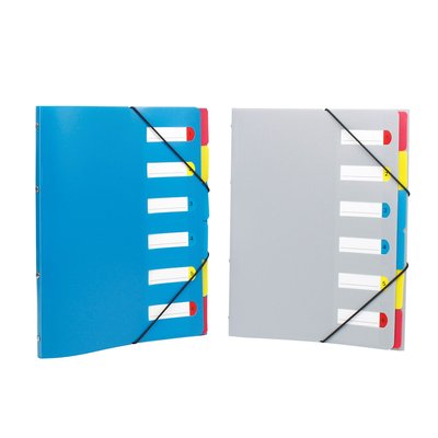 Lot de 2 trieurs A4 6 compartiments ESSENTIEL VIQUEL