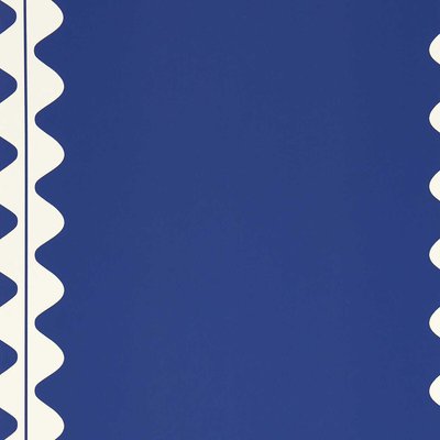 Ric Rac Lapis Blue Wallpaper HARLEQUIN X SOPHIE ROBINSON