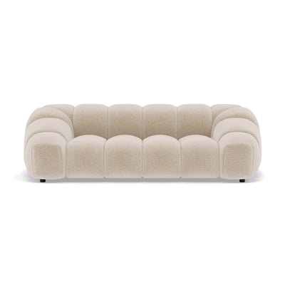 Canapé en velours texturé style contemporain, AVA BEST MOBILIER