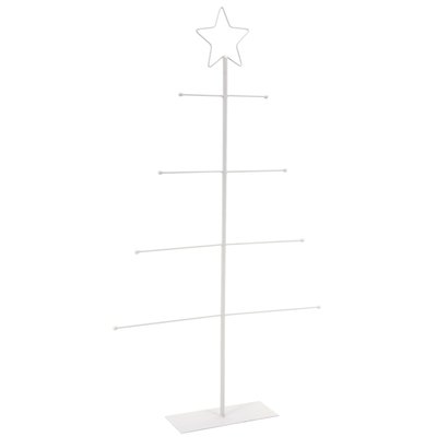 Présentoir sapin métal laqué blanc AUBRY GASPARD