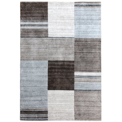 Tapis tissé main en viscose THEKO