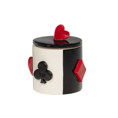 Boîte Jack H12 cm en céramique AMADEUS
