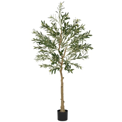 Olivier artificiel Soie Vert HOMCOM