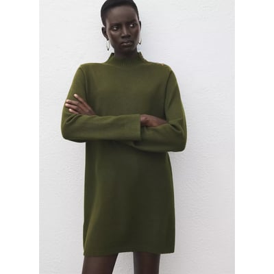 Robe maille boutons MANGO