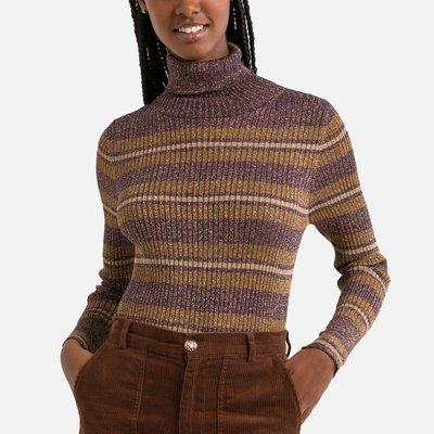 Pull rayé col roulé MULAR LEON & HARPER
