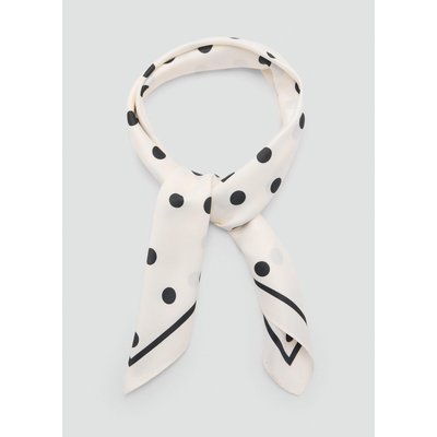 Foulard satiné pois MANGO
