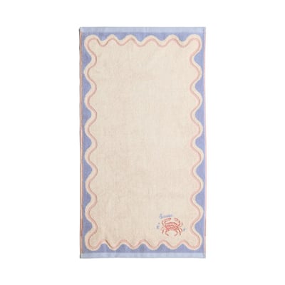 Serviette à motif crabe brodé NEXT