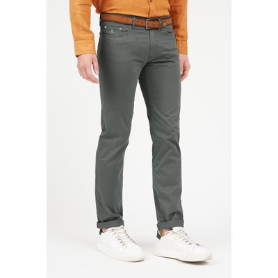 Pantalon 5 poches uni stretch fin MCS
