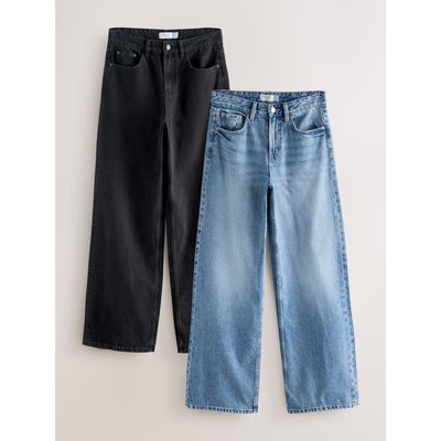 Jean large, lot de 2 NEXT