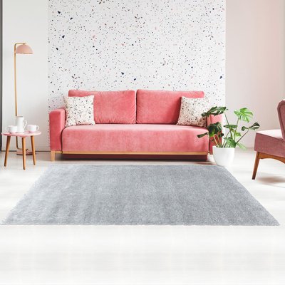 Tapis longs poils shaggy tissé motif uni UNI A UN AMOUR DE TAPIS