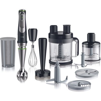 Mixeur MQ9187XLI MultiQuick 9 noir et gris 8 accessoires BRAUN