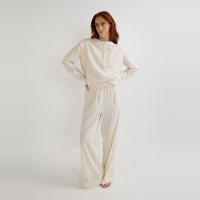 Pyjama en coton dobby BIO MONOPRIX