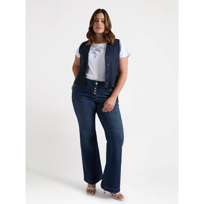 Gilet en lin avec doublure intérieure à imprimé cachemire style bandana FIORELLA RUBINO