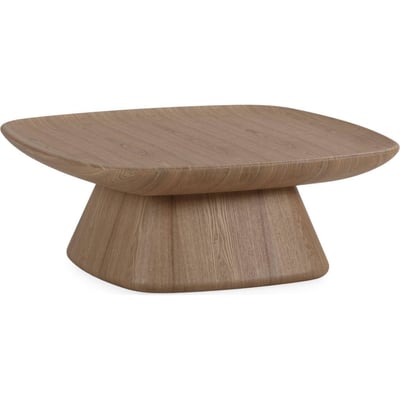 Table basse carrée en placage de frêne RECOLLECTION