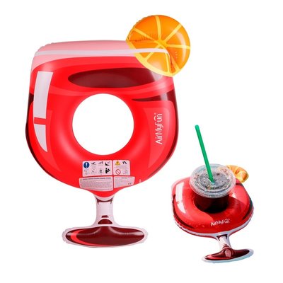 Bouée Gonflable XXL et Porte Boisson Cocktail AIRMYFUN