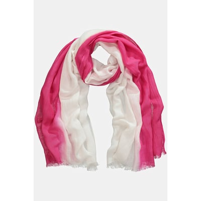 Écharpe Réversible Cachemire Mélangé Rose Bicolore - 200x70cm, Neuve Avec étiquettes