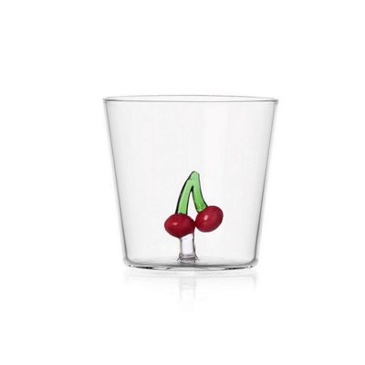 Verre à eau cerises   Fruits and Flowers Cherries ICHENDORF