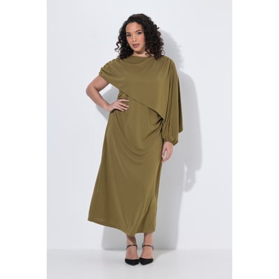 Robe longue esprit cape, décolleté rond ULLA POPKEN