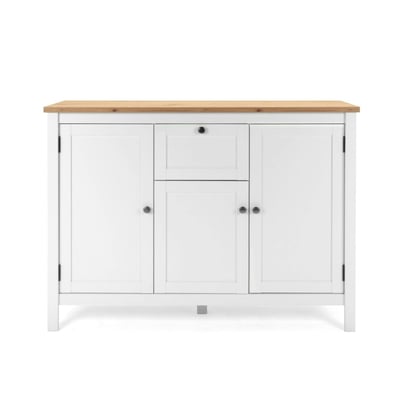 Buffet haut 3 portes 1 tiroir campagne chic VENZA PIER IMPORT