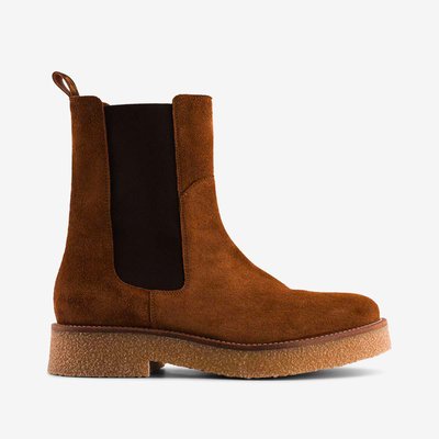 Bottes en cuir velours CHELSEA BOOTS CREPE BENSIMON
