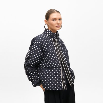 Veste matelassée à pois avec fermeture éclair LOLA CASADEMUNT