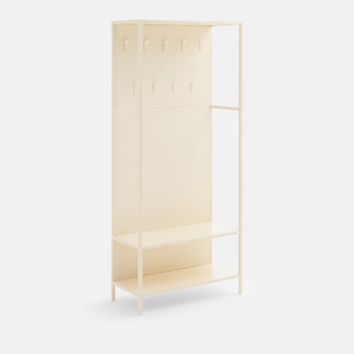 Vestiaire en métal acier avec patères, largeur 80 cm, MELORA LA REDOUTE INTERIEURS