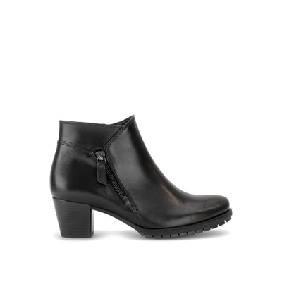 Bottines en cuir lisse à talon décroché GABOR