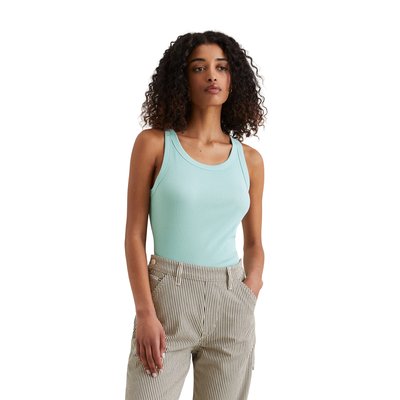 Débardeur côtelé slim en jersey stretch de coton bio MARC O’POLO DENIM
