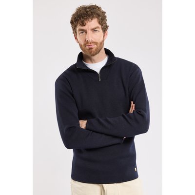 Pull camionneur zippé en laine  GUISSENY ARMOR-LUX