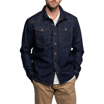 Chemise Daytona coton avec manches longues et col à rabats brut DAYTONA