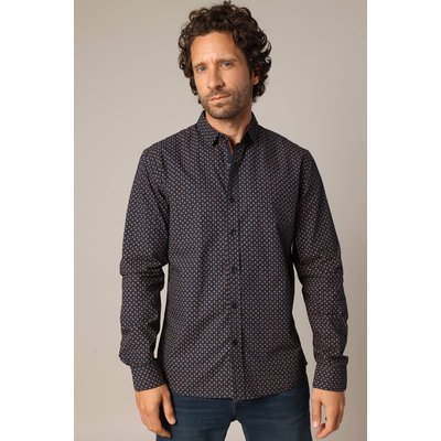Chemise imprimée à manches longues avec col classique
 SILAS DEELUXE