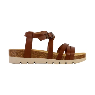 Mules Compensée Cuir Comba PLAKTON