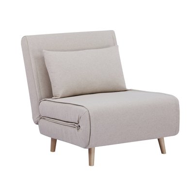Chauffeuse convertible tissu piétement bois 1 place GUEST SWEEEK
