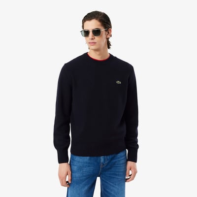 Pull en laine col rond LACOSTE