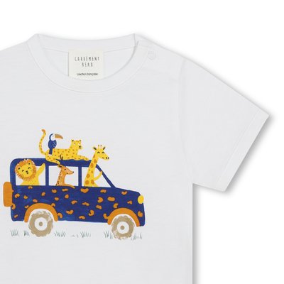T-shirt pressionné imprimé CARREMENT BEAU