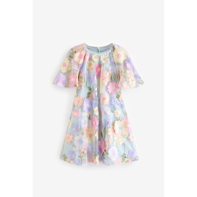 Robe brodée habillée avec manches ange NEXT