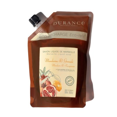 Eco-recharge savon liquide MANDARINE & GRENADE DURANCE