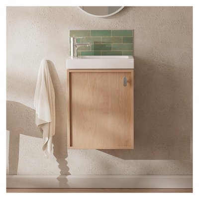 Meuble lave-mains chêne FRAME MOB IN