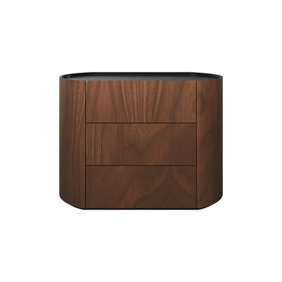 Комод 3 ящика из шпона ореха, ширина 100 см SO'HOME