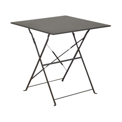 Guéridon carré en acier 70 cm Cuba PROLOISIRS