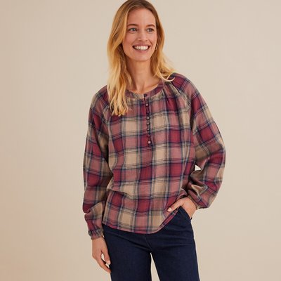 Blouse a carreaux femme La Redoute