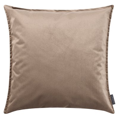 Housse de coussin velours avec volant piqué MARLA MAGMA HEIMTEX