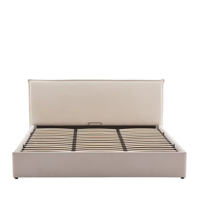 Lit coffre en velours côtelé 180x200cm- CAMA DRAWER