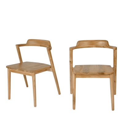Lot de 2 chaises en teck - Joko DRAWER
