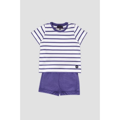 Ensemble pyjashort en coton léger BABY ARMOR-LUX