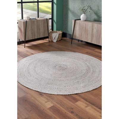Tweed Design Round Indoor/Outdoor Rug SO'HOME