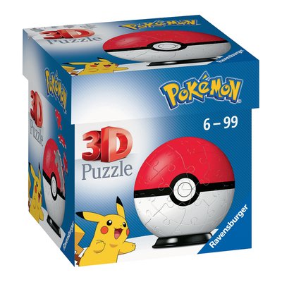 Puzzles 3d ball 54 p - poké ball / pokémon RAVENSBURGER