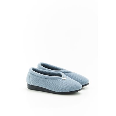 Chaussons velours côtelé brillant DAMART