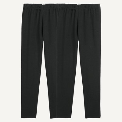 Комплект из 2 однотонных леггинсов LA REDOUTE COLLECTIONS