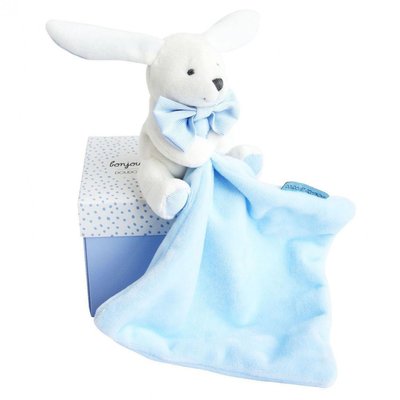 Doudou mouchoir boîte fleur DOUDOU ET COMPAGNIE